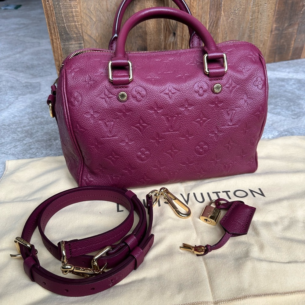 Louis Vuitton Empreinte Speedy B 25 in Aurora